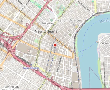 Map showing Welty's Deli and Catering