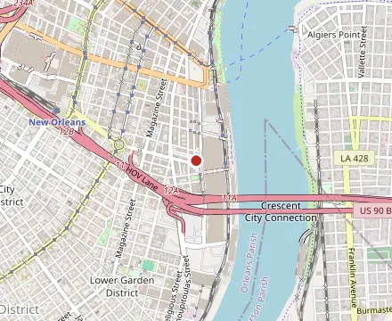 Map showing Two Chicks Cafe