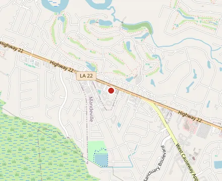 Map showing Crazy Pig Southern Kitchen