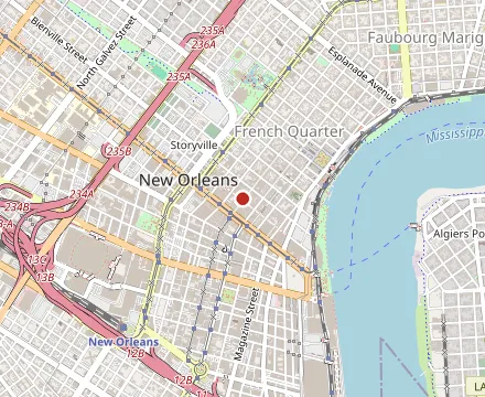 Map showing Galatoire's