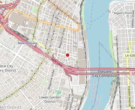 Map showing Cochon