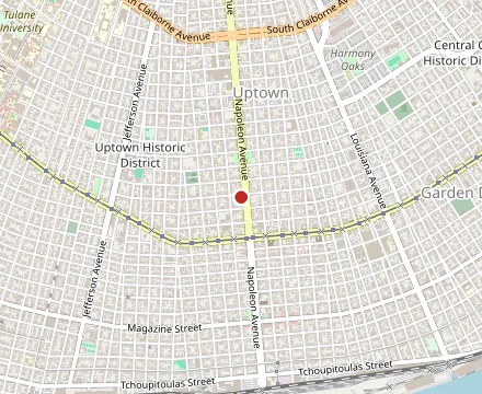 Map showing Pascal's Manale