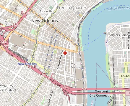 Map showing Compère Lapin