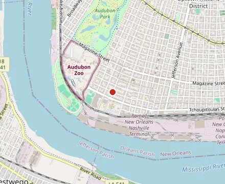 Map showing Clancy's Restaurant