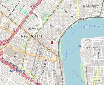 Map showing Irene’s