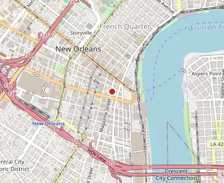 Map showing Chophouse New Orleans