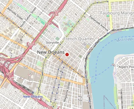 Map showing GW Fins